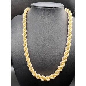 RICHELIEU Twisted Pearl Necklace
